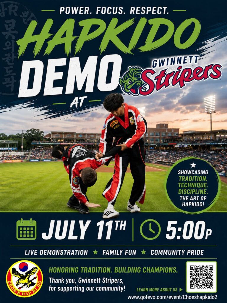 Summer Family Events in Gwinnett County: Choe's HapKiDo at the Gwinnett Stripers