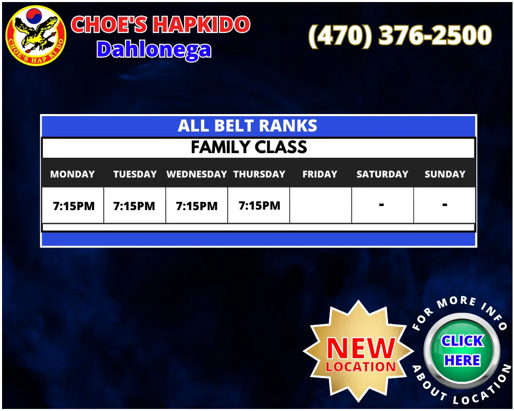 Choe's HapKiDo Martial Arts Dahlonega GA